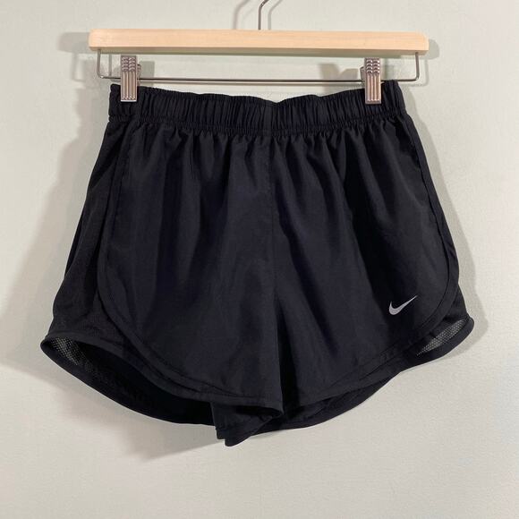 Nike One Women Black Dri-fit Mid Rise 3" Brief Lined Running Shorts Size XS - Picture 1 of 9
